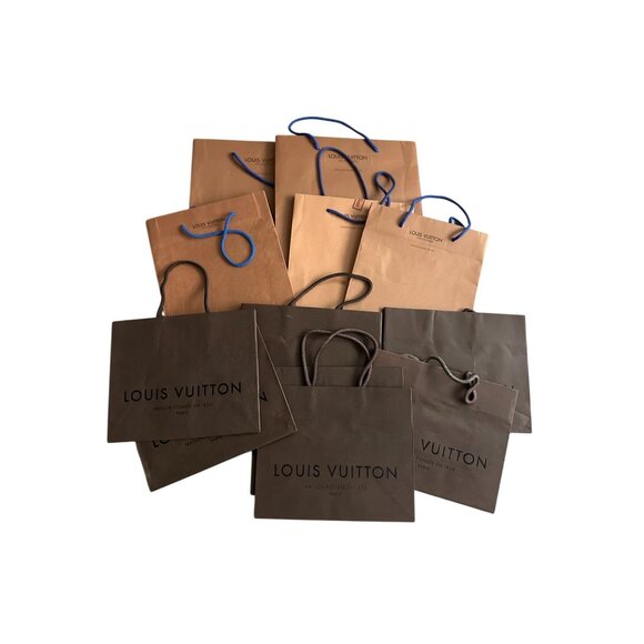 LOUIS VUITTON Lot of 12 Multisize Shopping Paper Bags - Picture 6 of 6